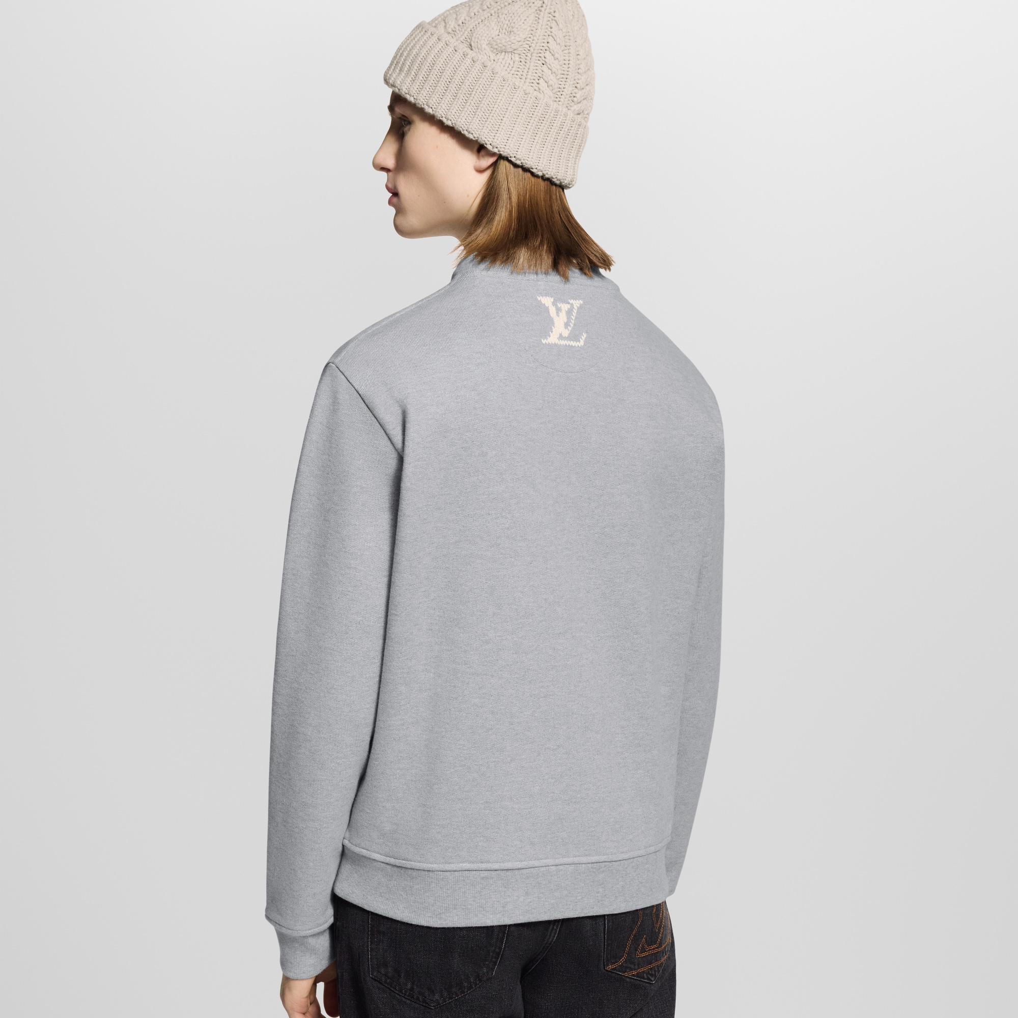 Embroidered Signature Sweatshirt - Ready-to-Wear | LOUIS VUITTON